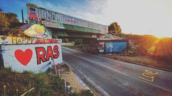 pensacola mural graffiti bridge