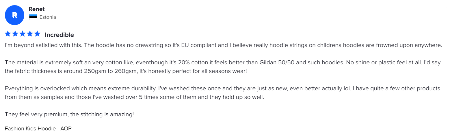 Reviews for Subliminator's hoodies