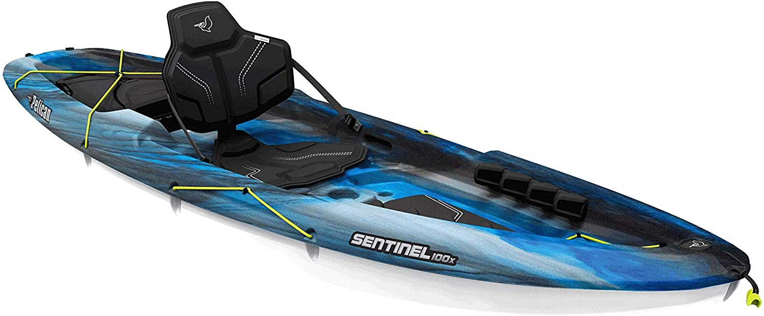  Pelican Sit-on-Top Kayak - Sentinel 100X - 9.5 Feet for camping