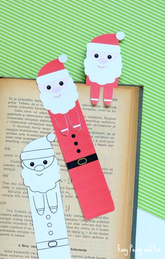 Printable Santa Bookmarks