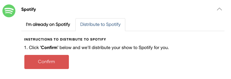 Distribute your RedCircle podcast to Spotify