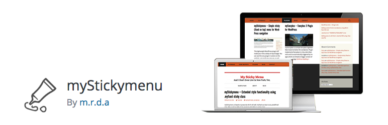 Plugin WordPress gratuito myStickymenu