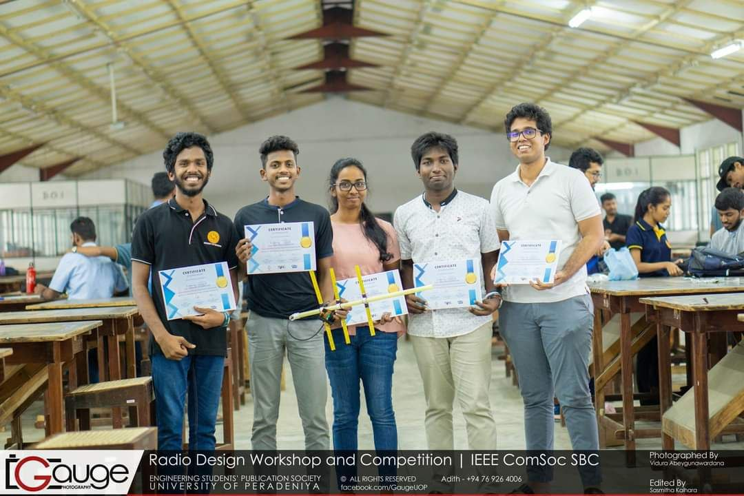 IEEE ComSoc SBC UoP collaborated with the Radio Society of Sri Lanka for the event “TuneIT” - a Radio Design Workshop & Competition