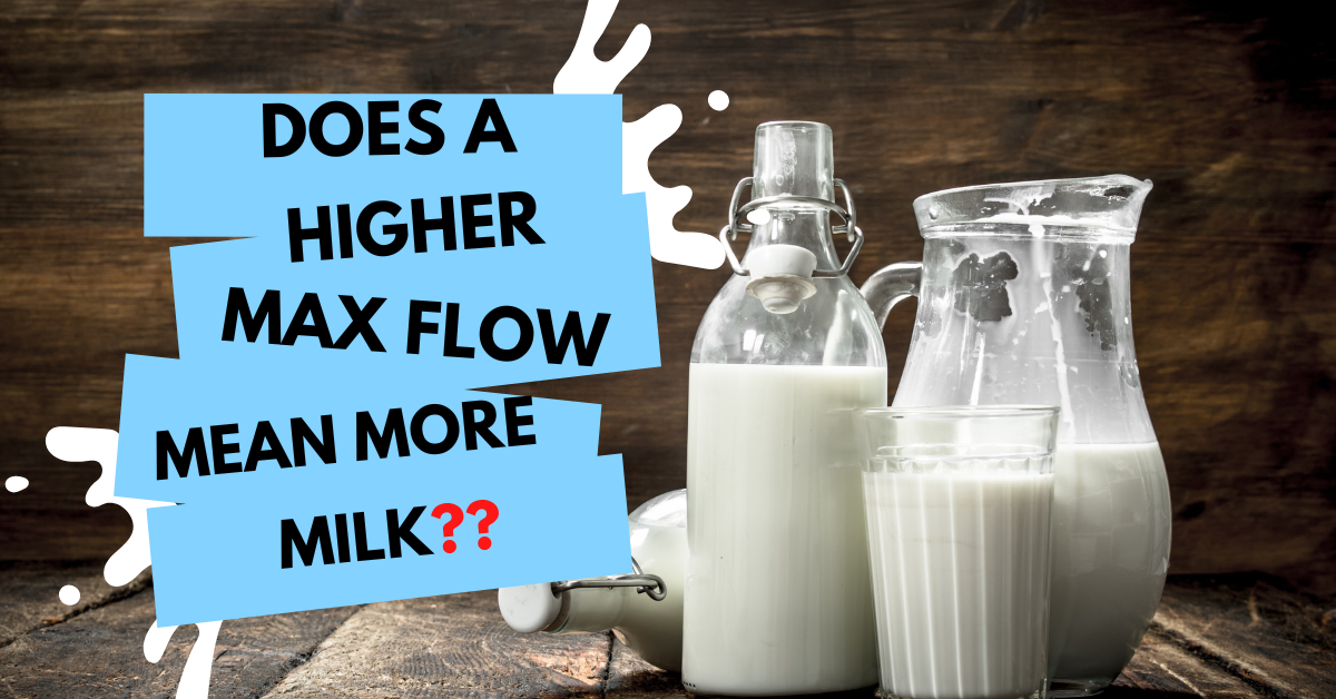 Does a Higher Max Flow Mean More Milk?