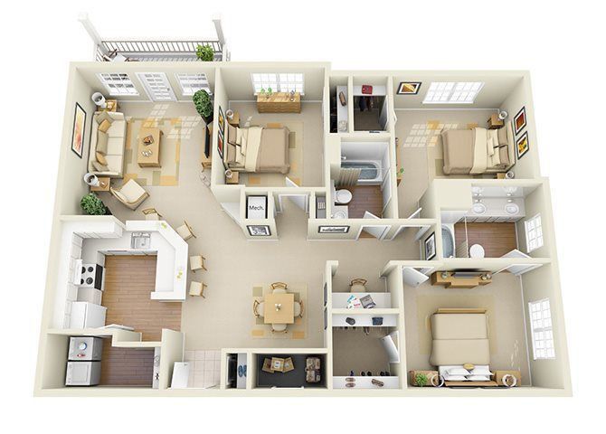 Denah apartement