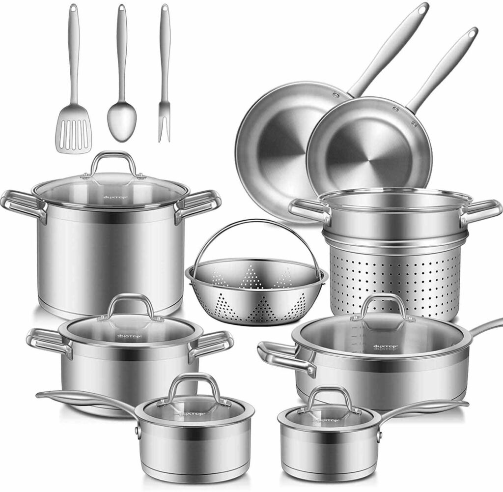 Duxtop Professional Stainless Steel Cookware Set