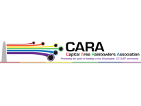 text Capital Area Rainbowlers Association, CARA, Promoting the sport of bowling to the Washington, DC GLBT community