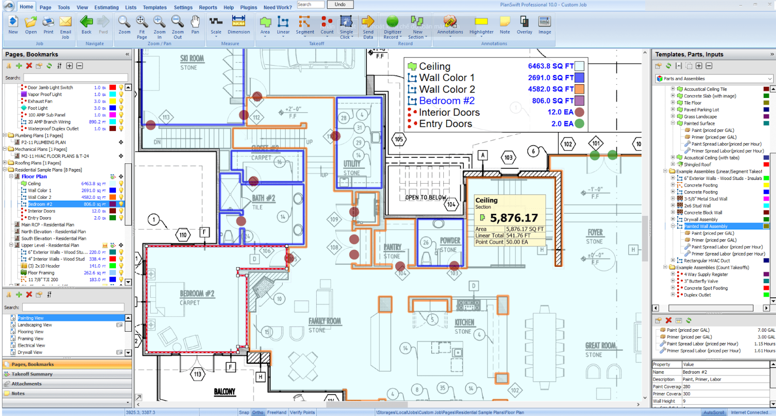 Phần mềm dự toán nội thất PlanSwift 