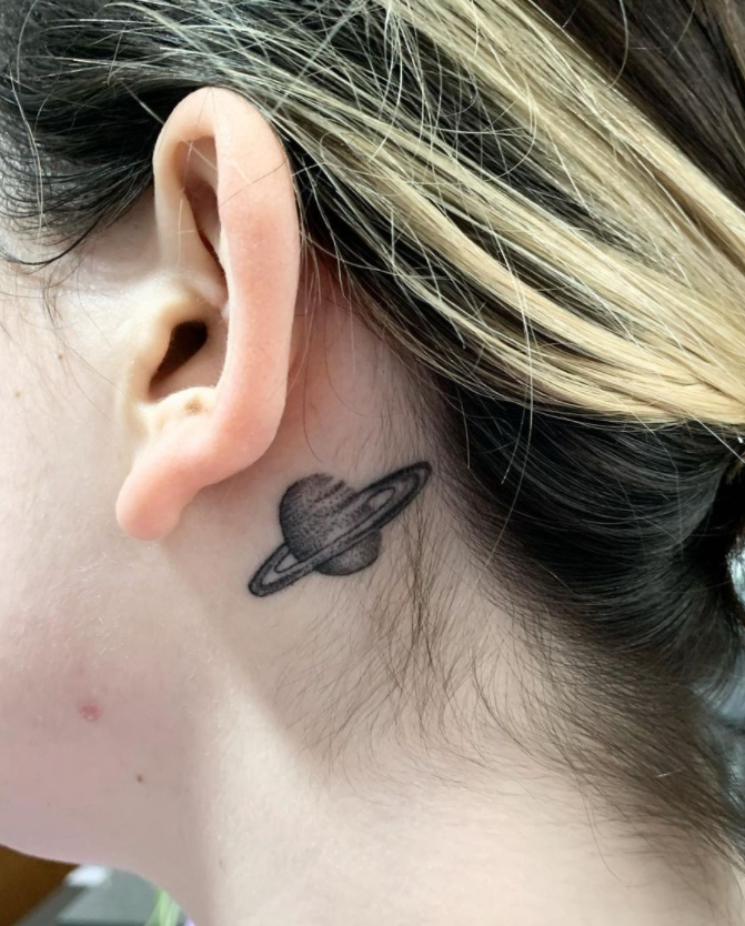 The ear tattoo