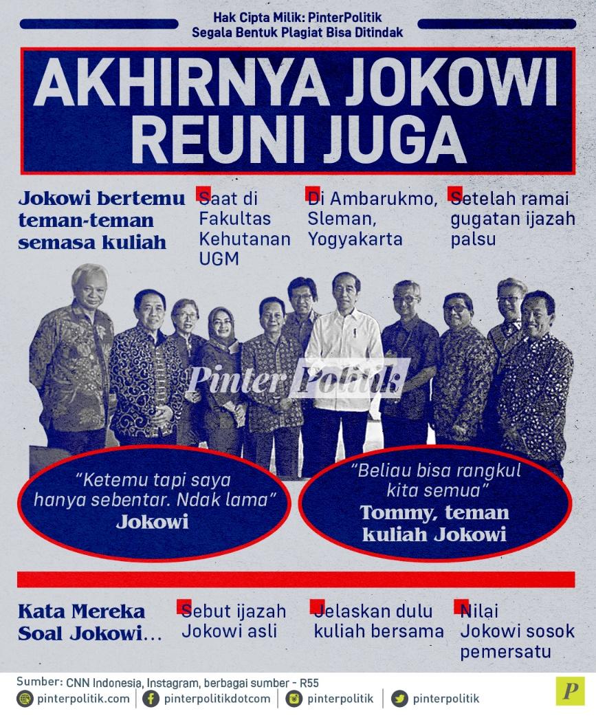 Akhirnya Jokowi Reuni Ijazah Kuliah UGM Juga