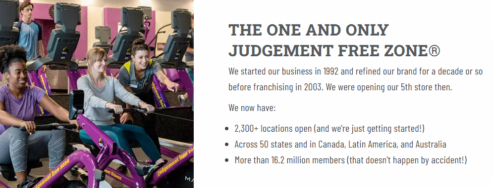 Planet Fitness Franchise