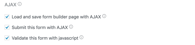 Click Submit this form with AJAX
