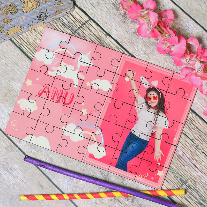 Send Personalised Jigsaw Puzzle Gift Online, Rs.399 | FlowerAura