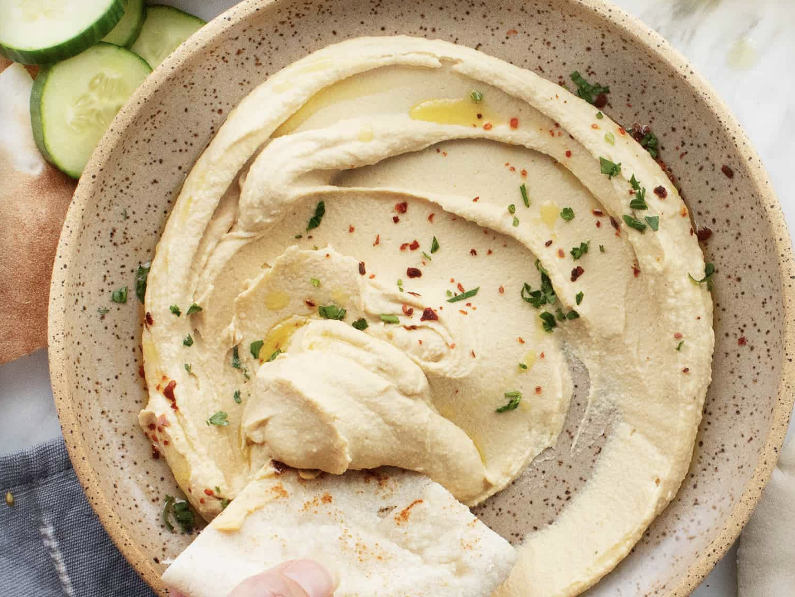 Home made hummus