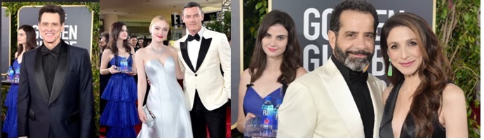 Fiji water girl and the golden globes