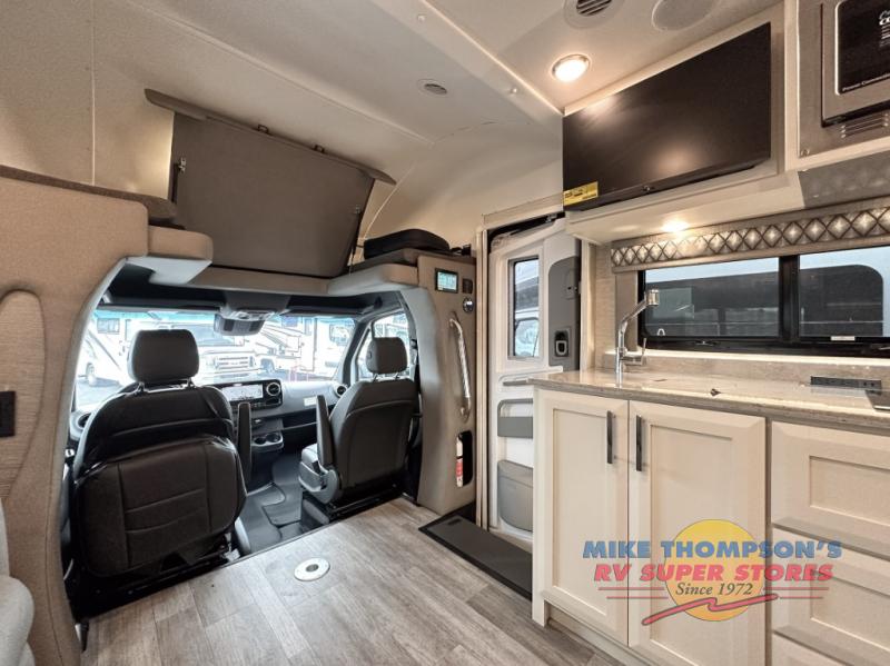 The bunk over the cab gives you additional sleep in your storage space.