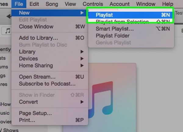 One of the easiest things to do with iTunes is creating a playlist in iTunes