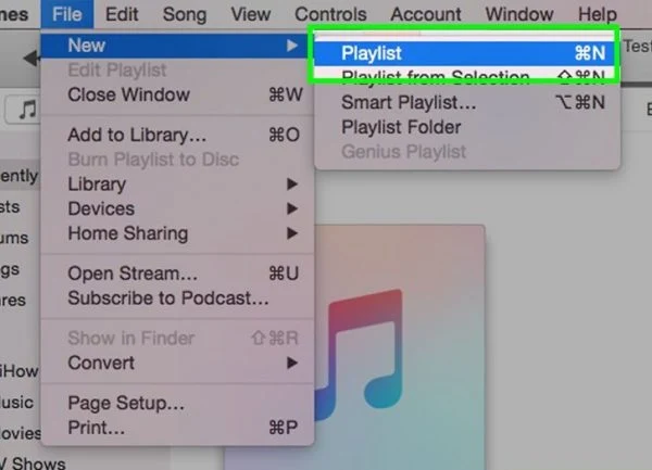 One of the easiest things to do with iTunes is creating a playlist in iTunes