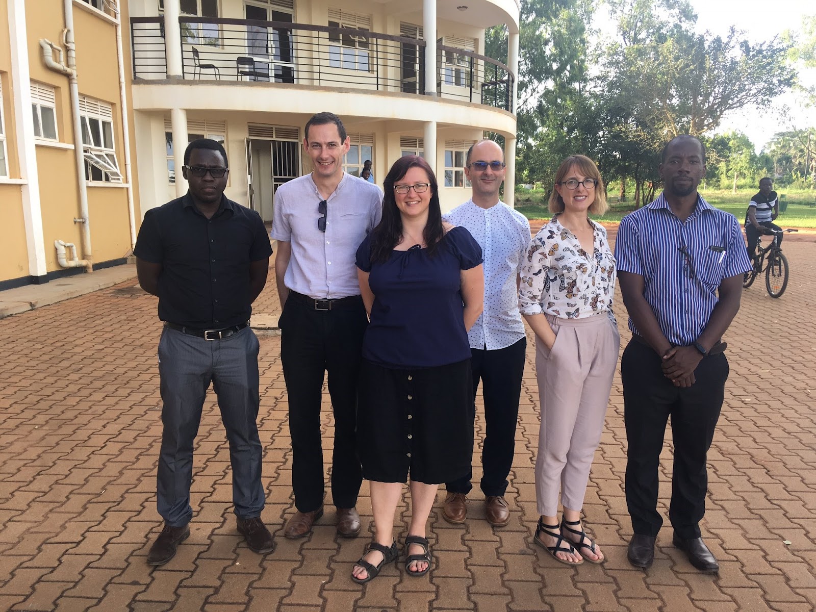 Image of Dr Anyayo Lucas, Dr. Andrew Thompson, Sian Johnson, Mark Clowes, Dr. Veronica Barnsley and Dr. Mpamizo Emmanuel