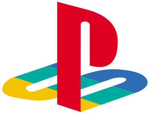 PlayStation first 1994 debut colored logo