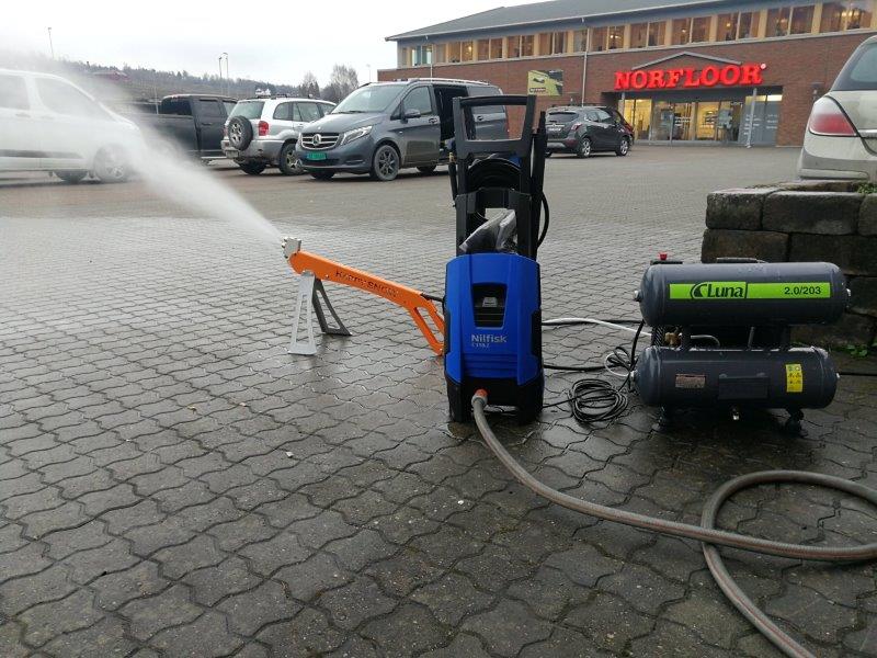 Utstyr som trengs for å pynte opp butikken. Her Gausdal Landhandleri Lillehammer