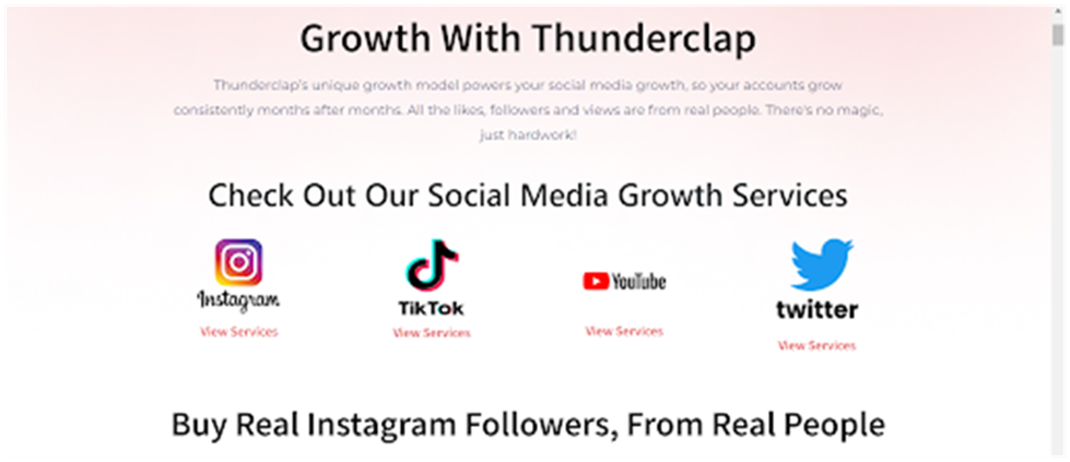 buy instagram followers thunderclap