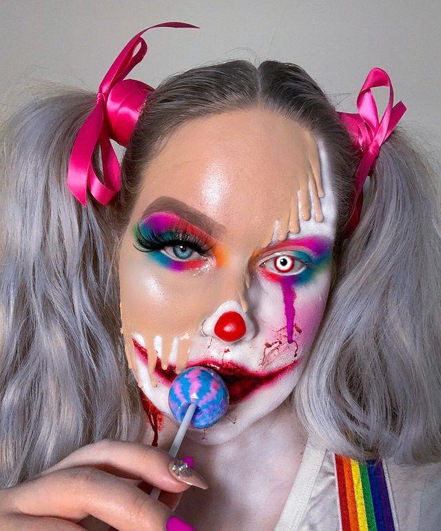 Candy Clown Makeup