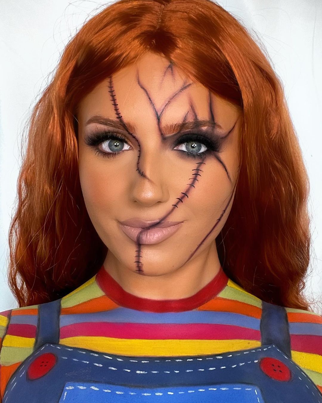 Chucky Glam Makeup Look