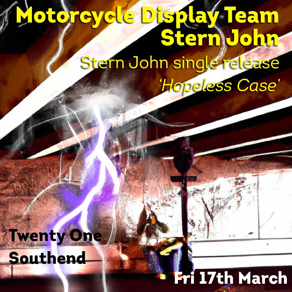 poster for MDT at Twenty One Southend 17 March