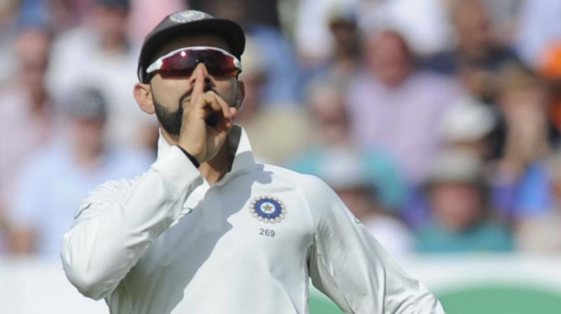 Video: Kohli's mic-drop gesture post Root wicket sets the tone for  England-India Test series