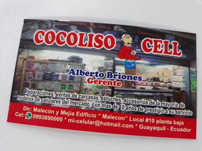 Horarios de COCOLISO CELL 1