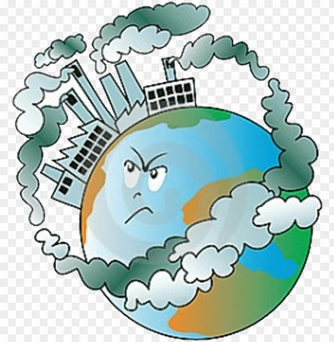 air pollution soil contamination water pollution clip - contaminacion del  aire dibujos PNG image with transparent background | TOPpng