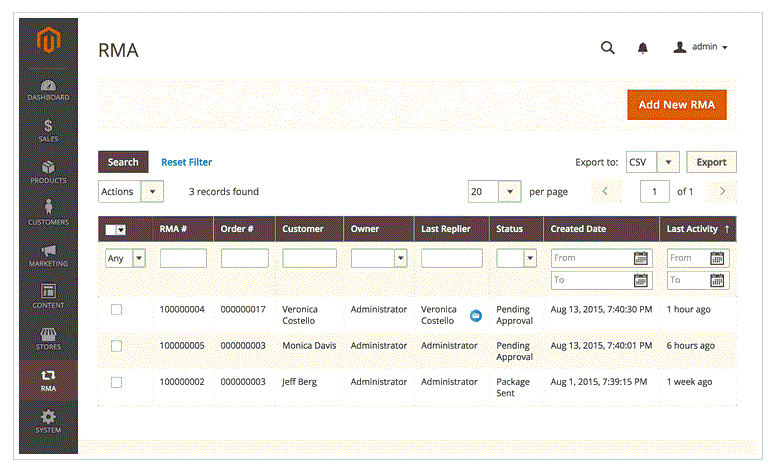 Mirasvit RMA Magento 2 module