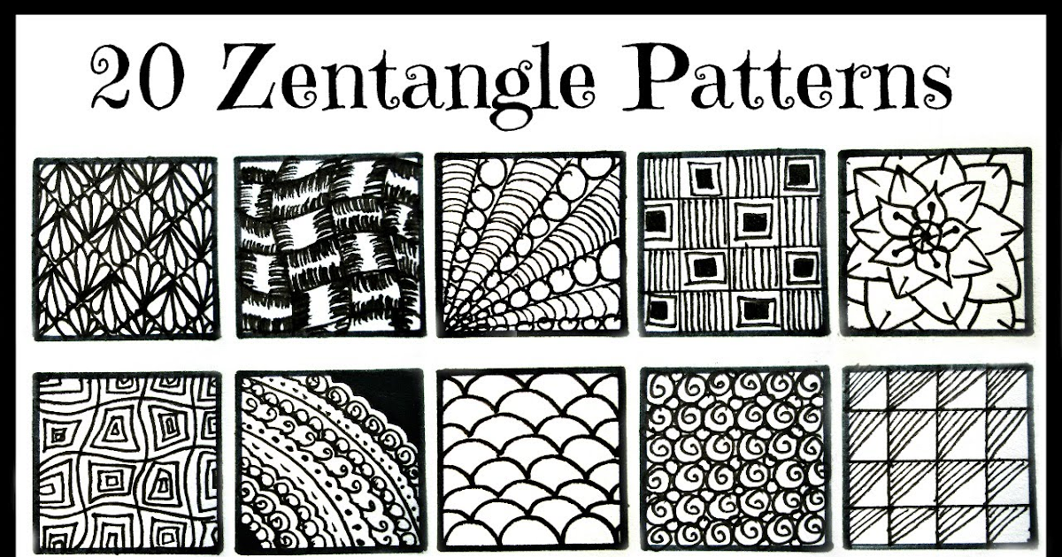 Westosha Art: Create > Zentangle Pattern Hand