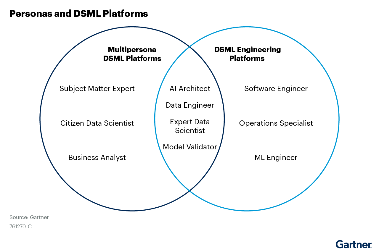 personas and DSML platforms