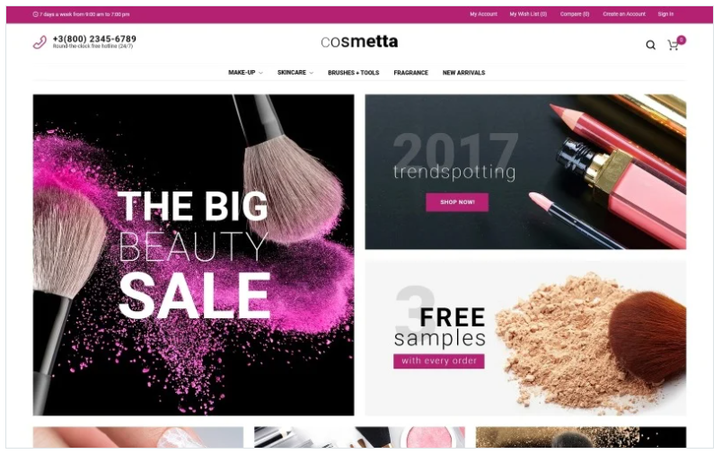 Magento perfume theme