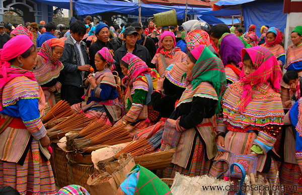 Coc Ly Market in Lao Cai, Vietnam
