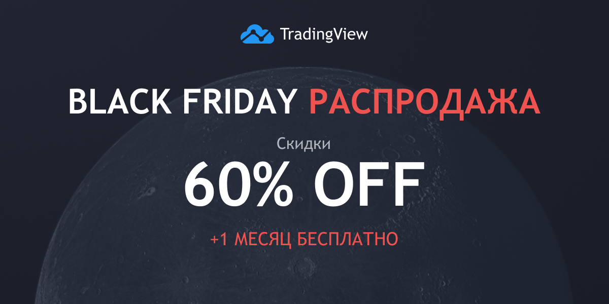 На TradingView началась распродажа Black Friday — скидки до 60%
