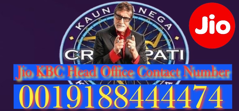 Jio KBC Head Office Contact Number