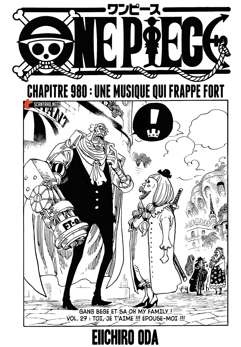 One Piece: Chapter 980 - Page 1