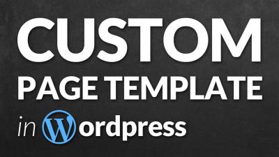 Image result for custom page creation using HTML for WordPress