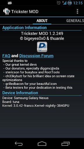 Trickster MOD Kernel Settings apk