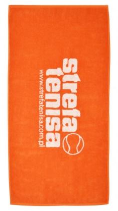 Ręcznik tenisowy Strefa Tenisa Towel Logo - orange/white