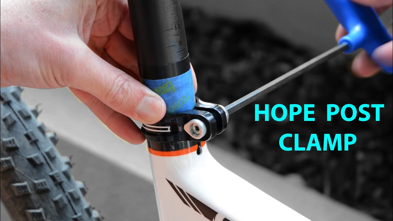 Adjust the seat post until your mountain bike saddle height fits the length of your legs.