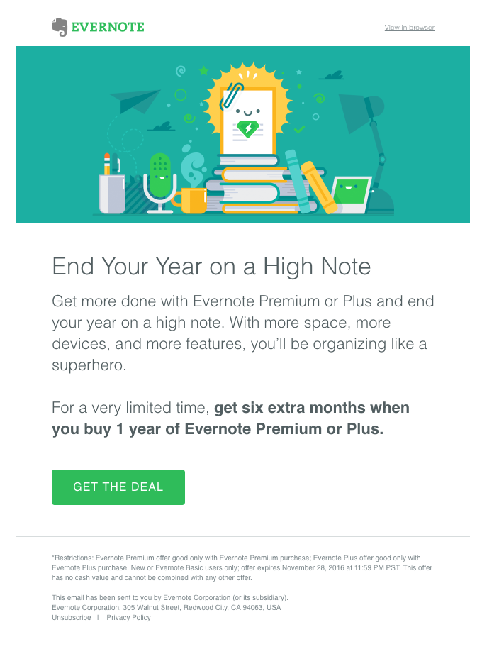 Cross-Selling Strategy: Evernote