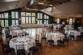 wedding tables set up at Lionsgate Event Center