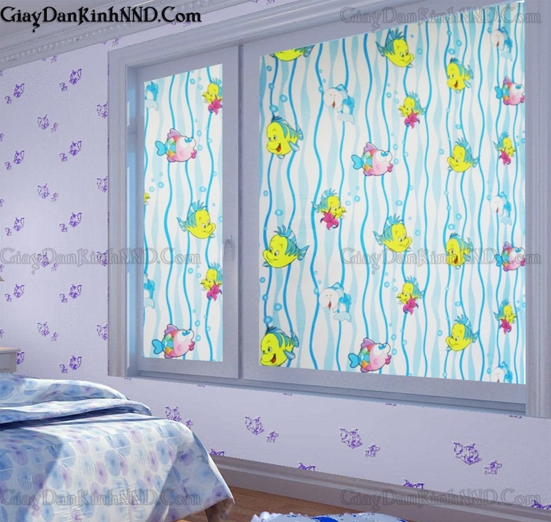 Mẫu decal hình chú cá dễ thương vui nhộn Mẫu decal hình chú cá dễ thương vui nhộn