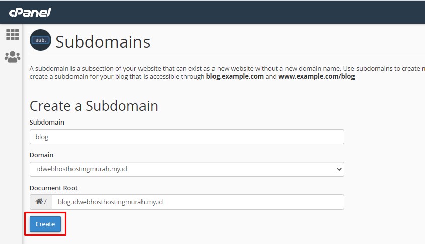 Cara Install WordPress di Subdomain Melalui cPanel