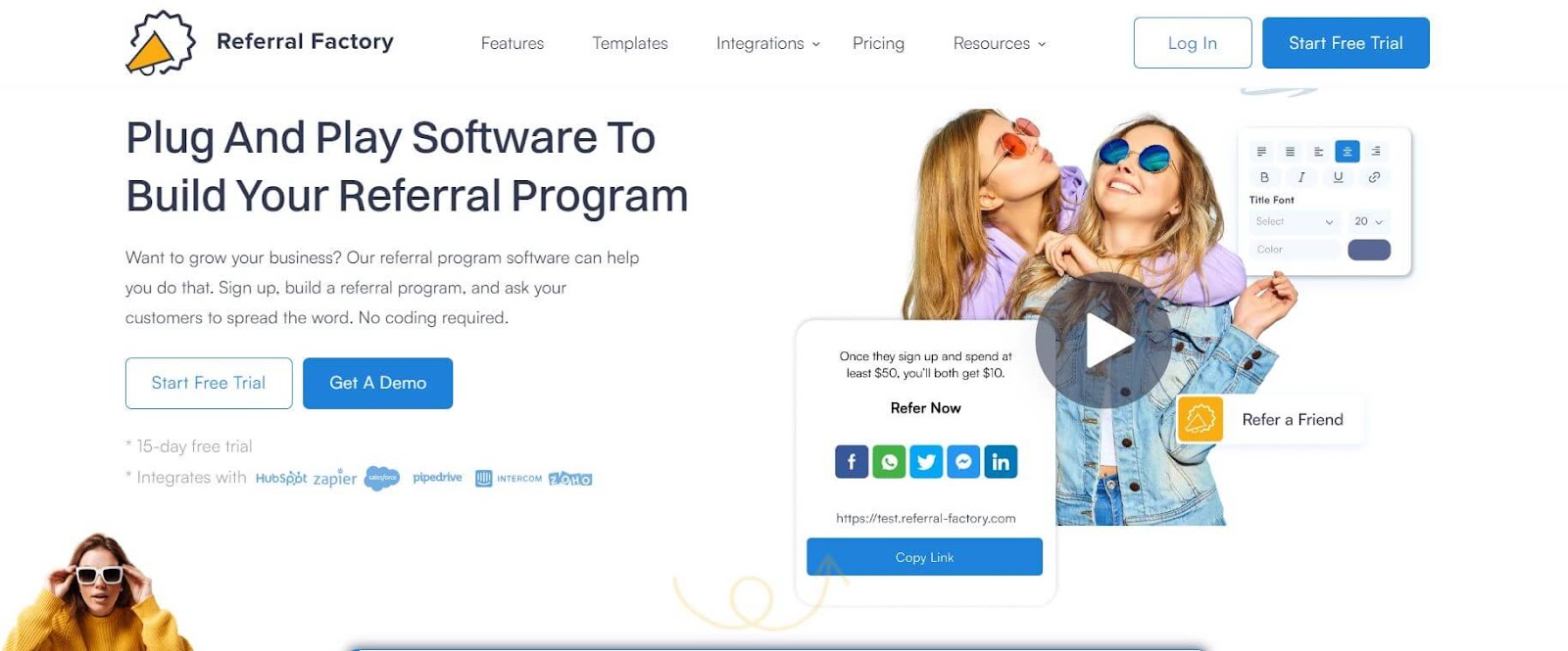 Referral Factory: Brand Ambassador Management Software