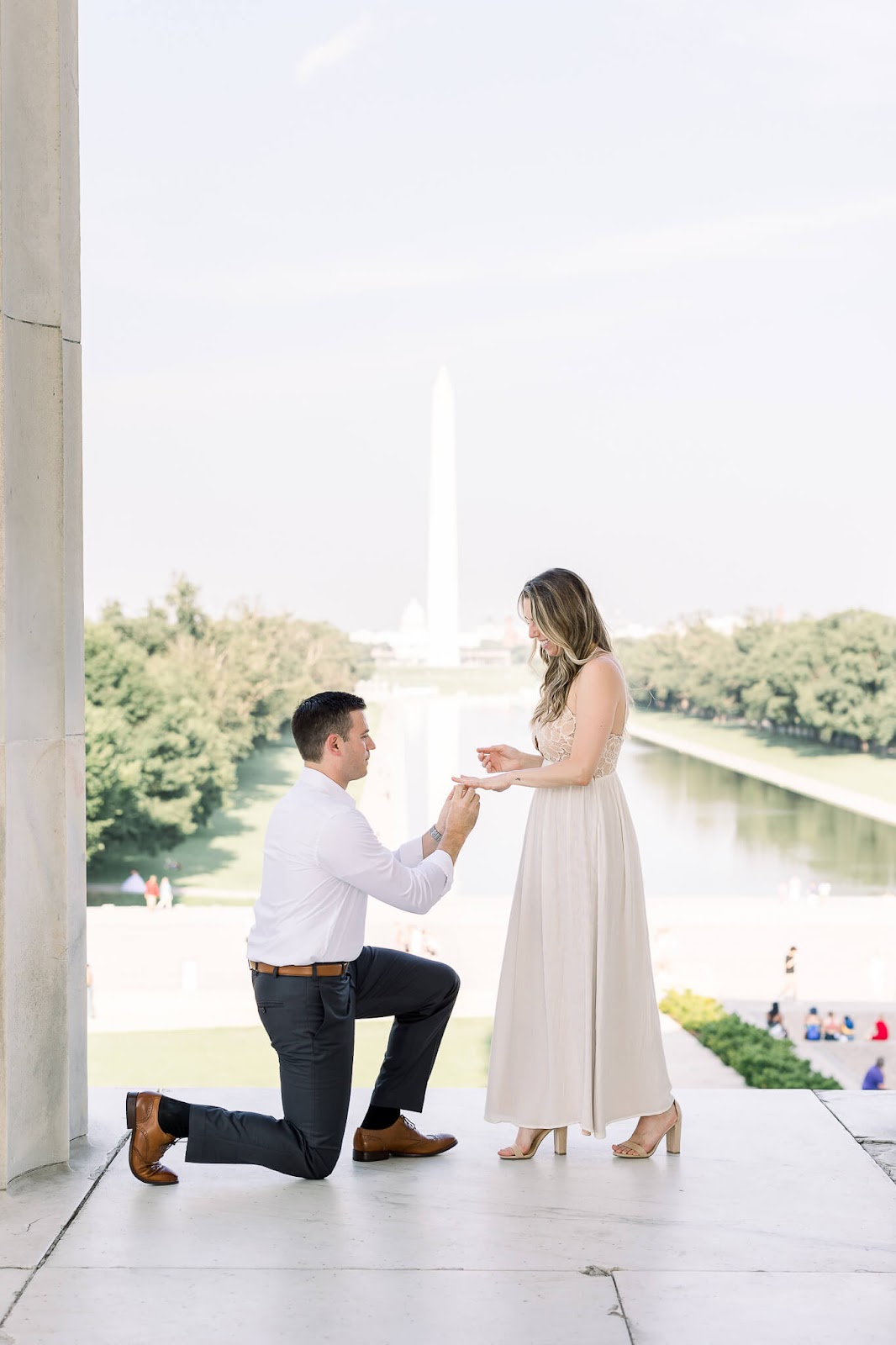 Proposing at a lake